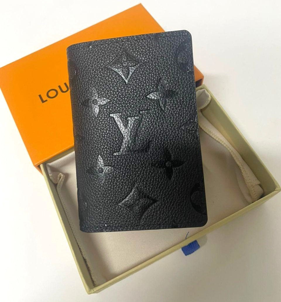 Louis Vuitton Monogram Empreinte Black Leather Pocket Organizer