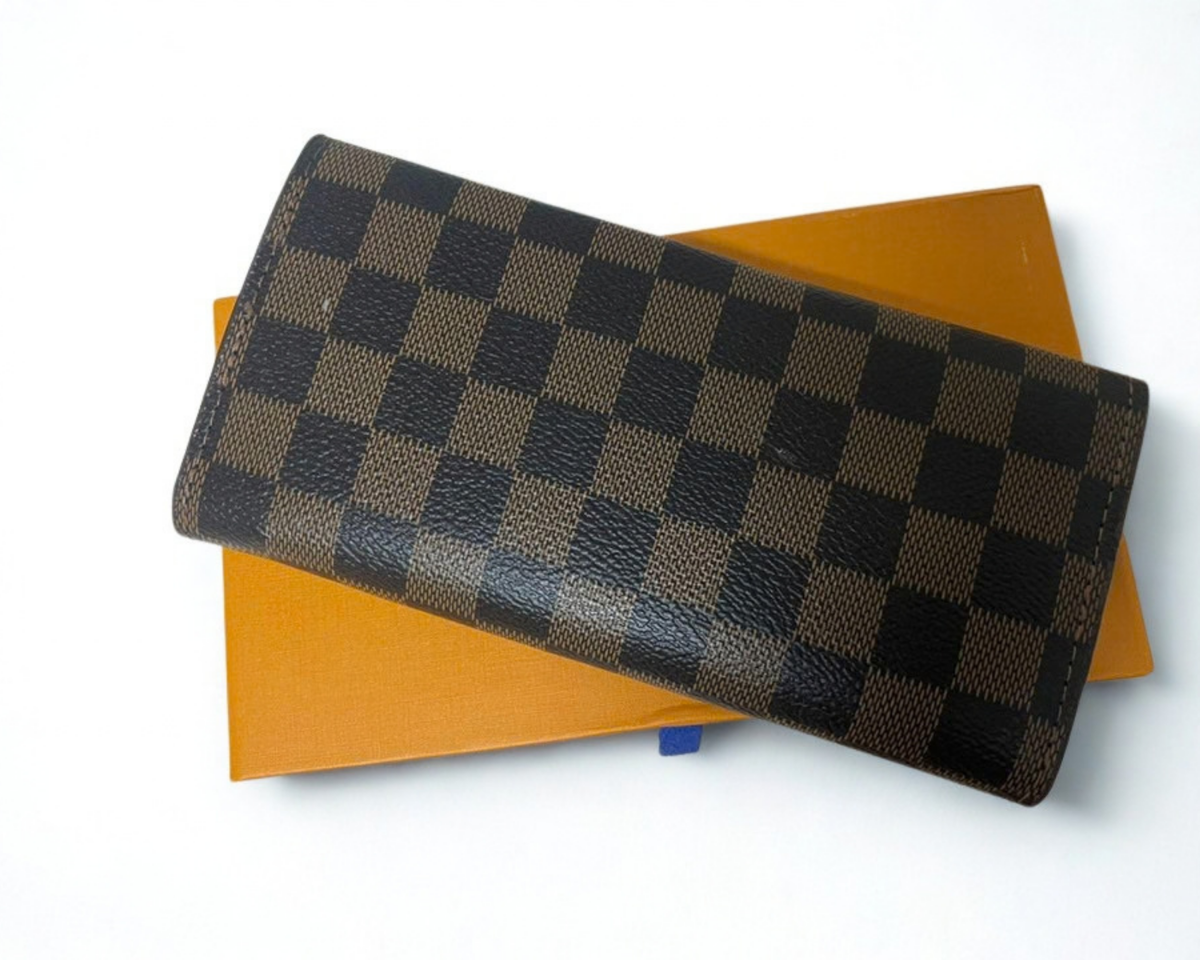 Louis Vuitton Portefeuille Sarah Damier Ebene Long Wallet