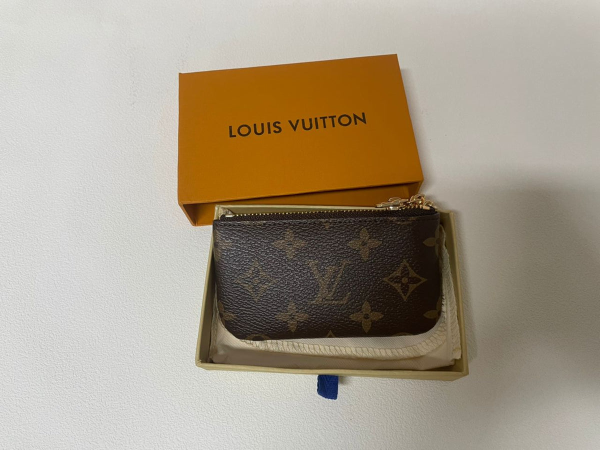 Louis Vuitton Monogram Key Pouch Pochette Cles Coin Purse