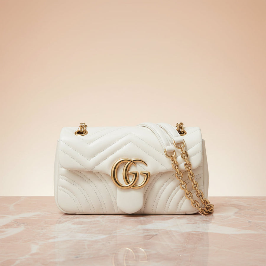 Gucci GG Marmont Small Shoulder Bag — Matelassé Leather