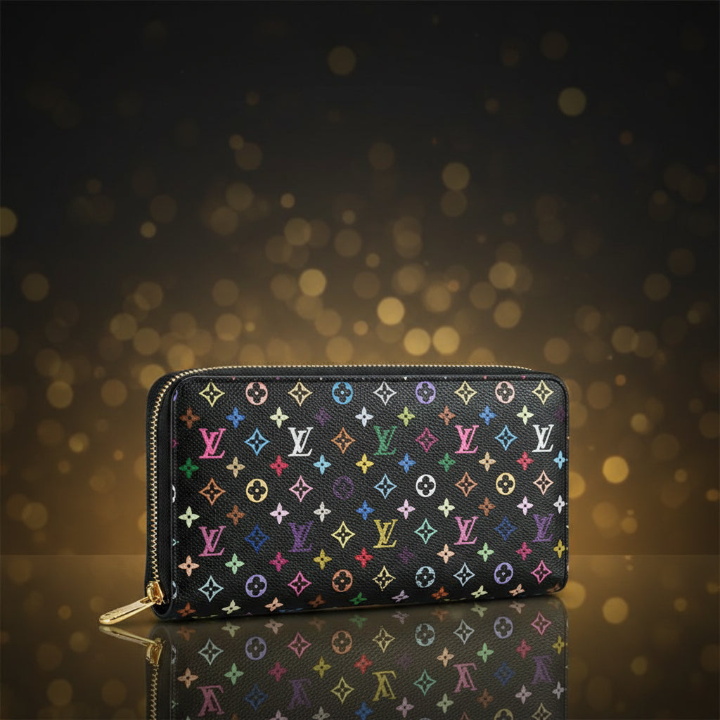 Louis Vuitton Zippy Wallet — Murakami Multicolore Monogram