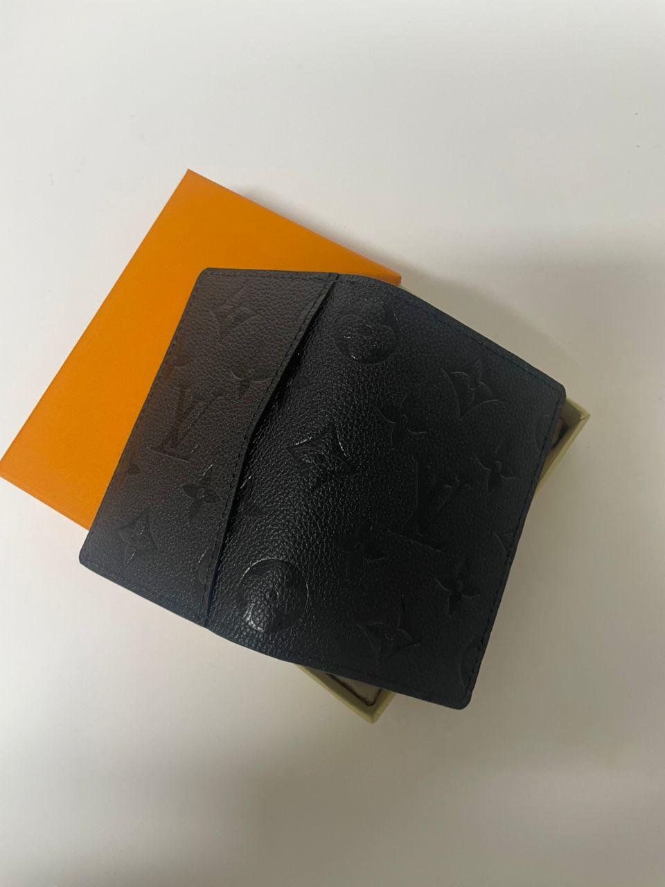 Louis Vuitton Monogram Empreinte Black Leather Pocket Organizer