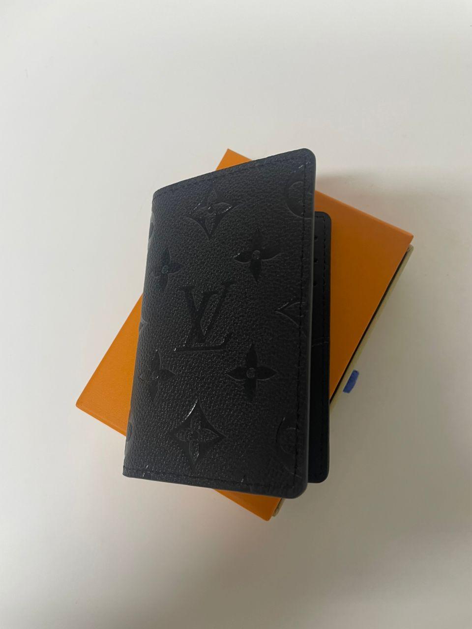 Louis Vuitton Monogram Empreinte Black Leather Pocket Organizer