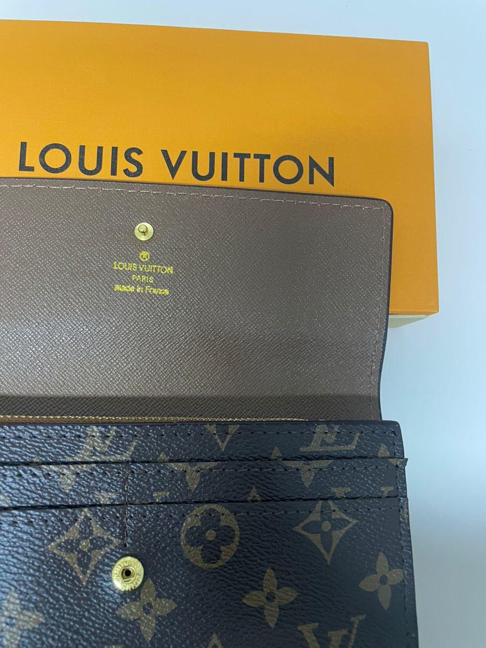 Louis Vuitton Portefeuille Sarah Monogram Long Wallet – Brown with Box & Dust Bag