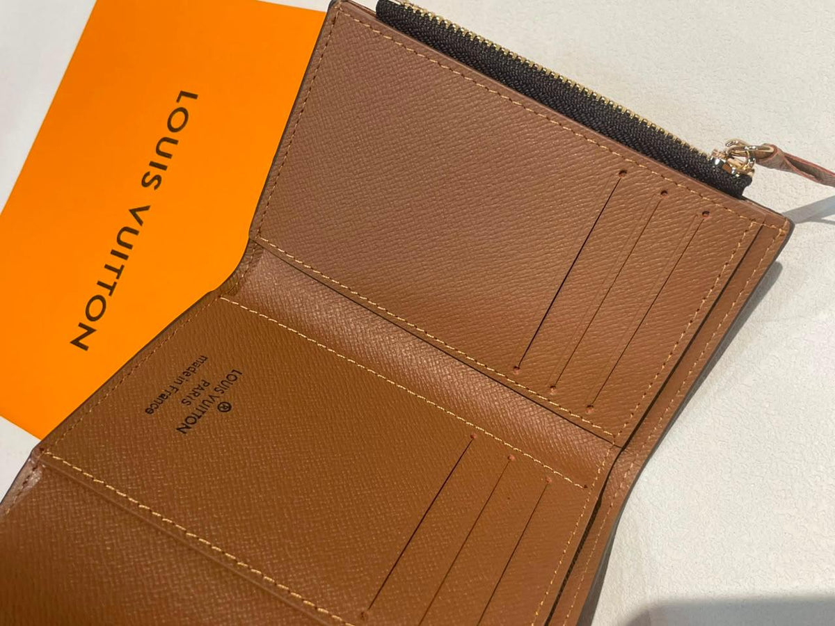 Louis Vuitton Monogram Victorine Brown Leather Women's Wallet