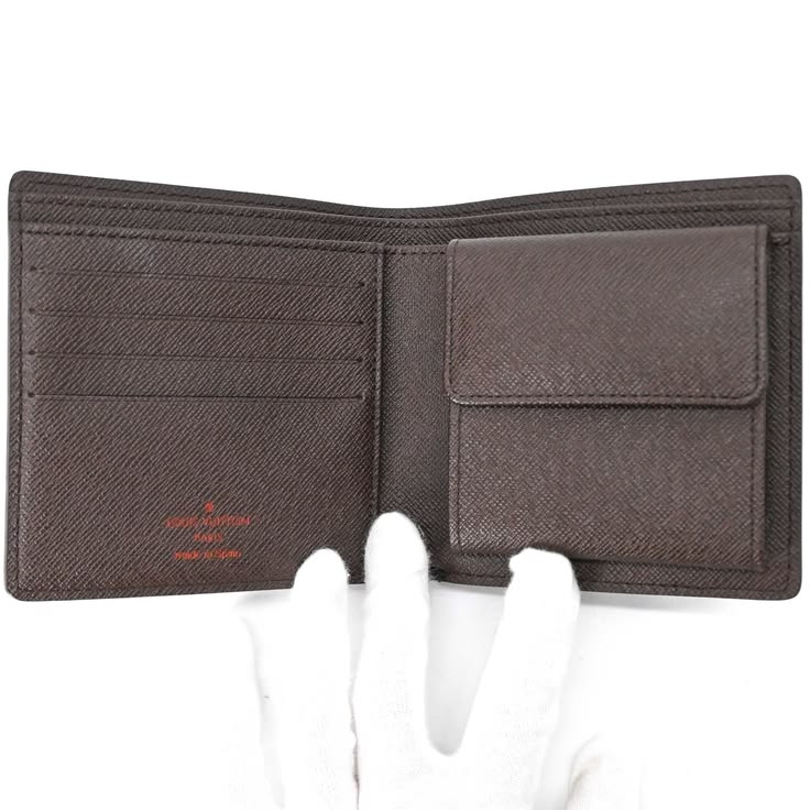 Louis Vuitton Marco Wallet — Damier Ebene Canvas Bifold