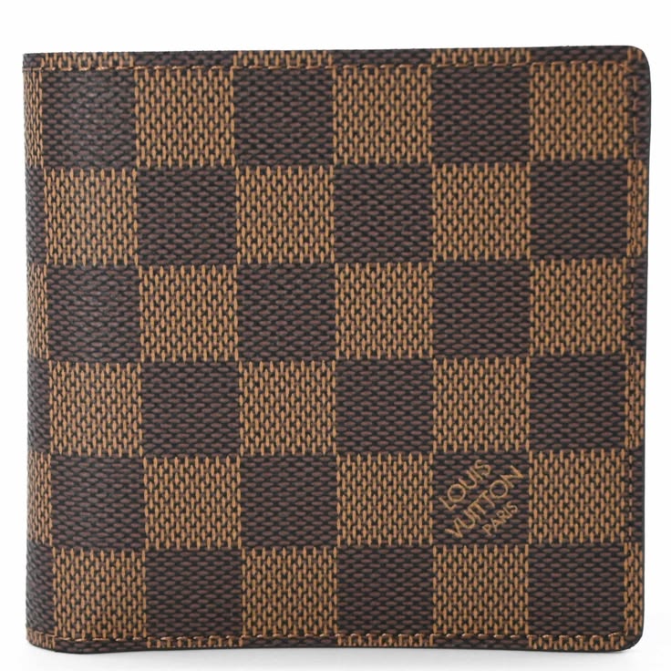 Louis Vuitton Marco Wallet — Damier Ebene Canvas Bifold