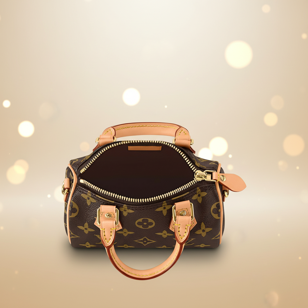 Louis Vuitton Nano Speedy Monogram Bag