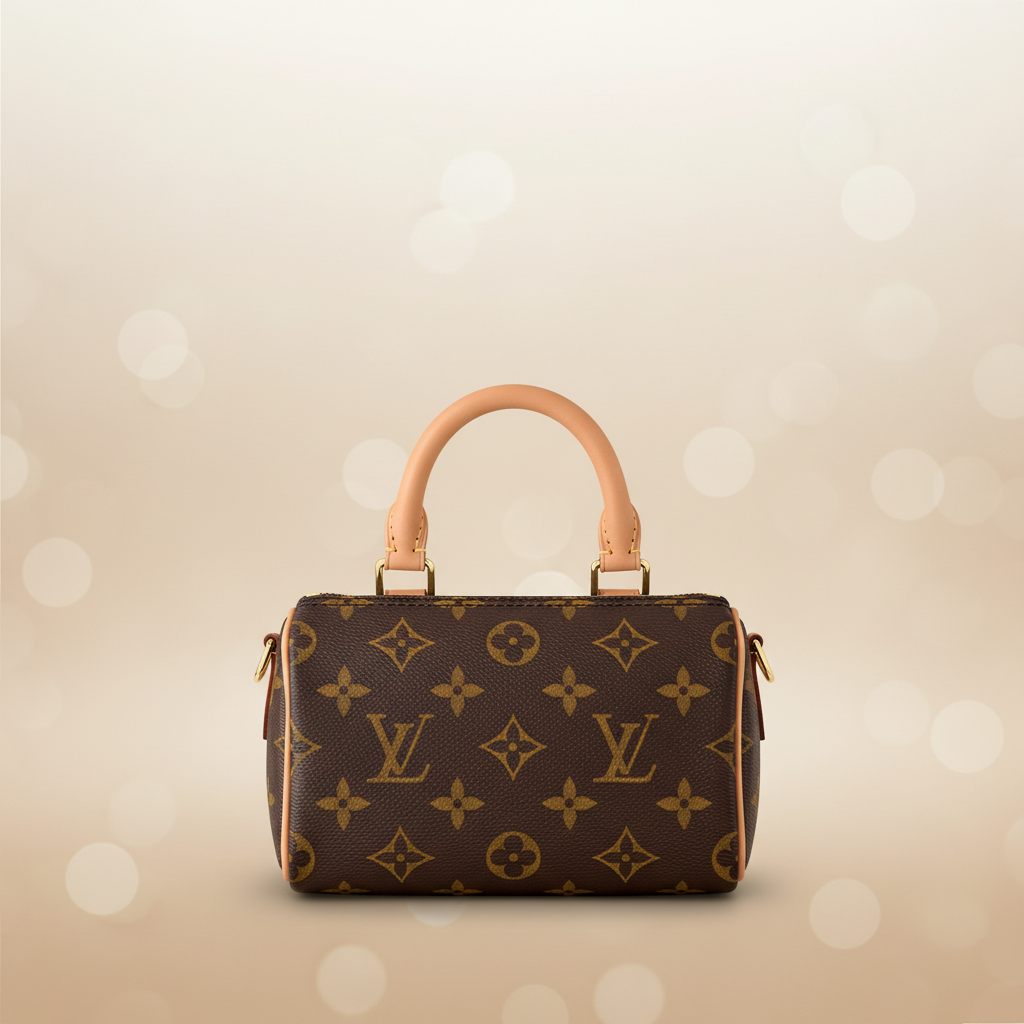 Louis Vuitton Nano Speedy Monogram Bag